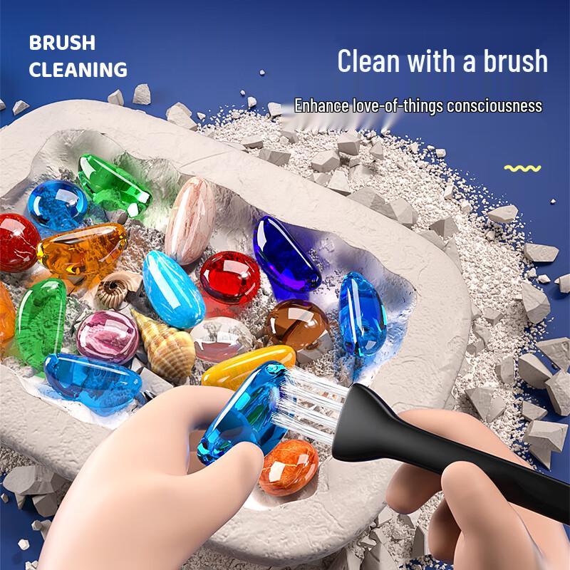 Kit de Escavação de Gemas DIY para Crianças