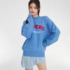New MLB College Style Series Knitwear Unisex Sky Blue 3AKPV0134-07SBD