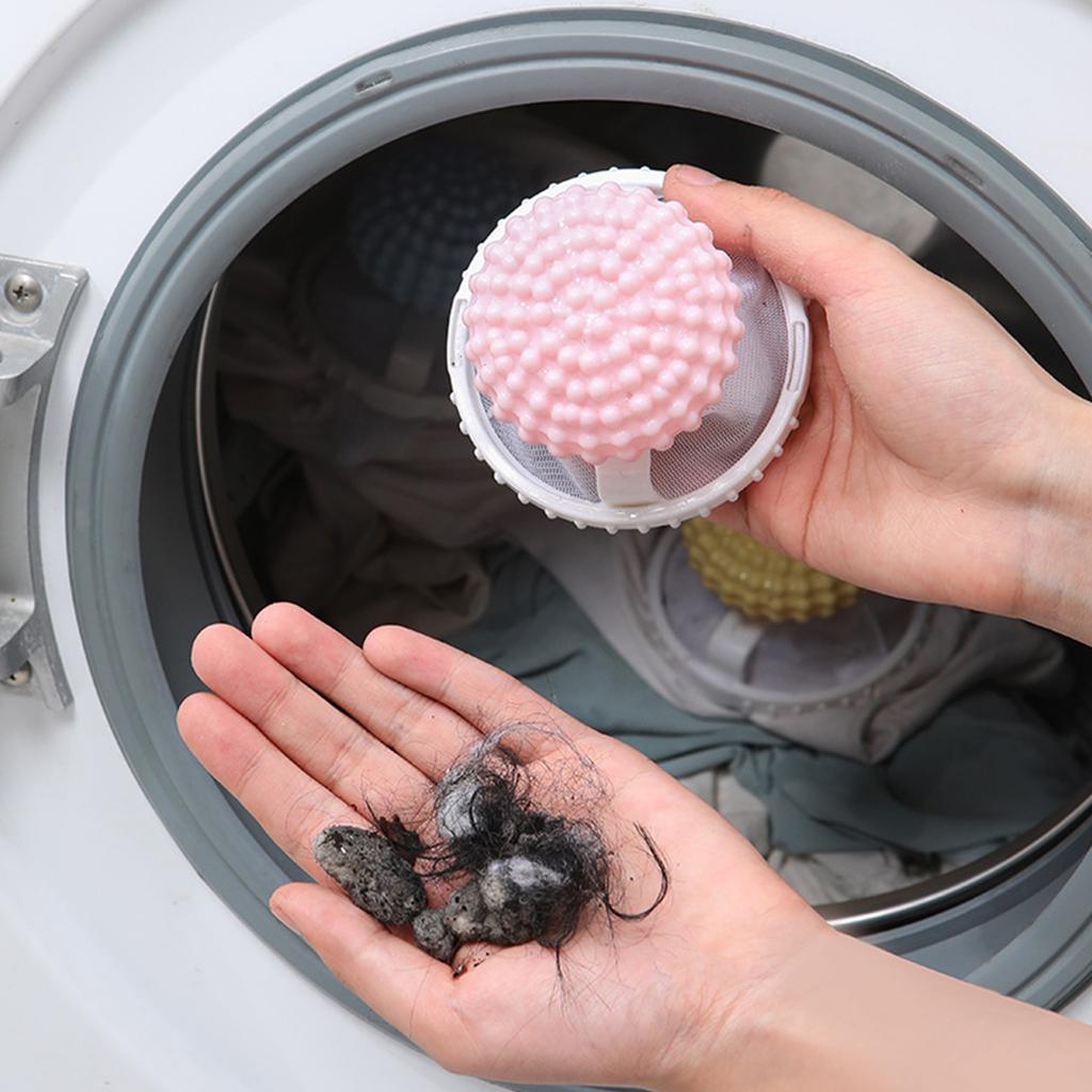 Washing Machine Lint Filter Net Hair Remover Anti-Tangle Laundry Catcher Reusable Laundry Net for Pet Hair Remover & Lint