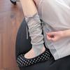 Stepping Socks Cover Women'S Summer Thin Pinch Socks Miu Tie Bow Socks Ballet Calf Socks Stacking Socks Leg Cover