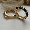 Geometric Irregular Chunky Bangles Vintage Retro Hand Ring Simple Acrylic Bangle  Hand Jewelry
