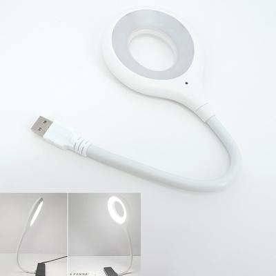 Mini Portable Study Reading Night Light 5V Dc Usb Desk Round Keyboard Lamp Bedside White Lamp Eye Protection For Computer Pc