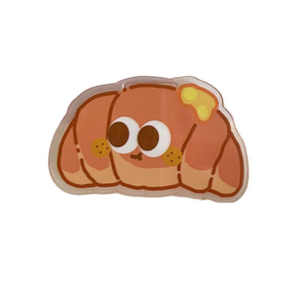 Bread Cartoon Memo Clip Paperclip Acrylic Paper Clip School Stationery Cute PP Clip  Student