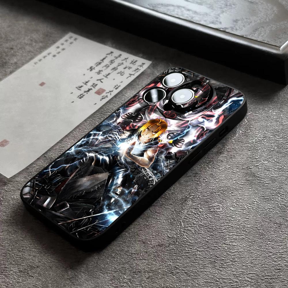 F-FULLMETAL A-ALCHEMIST Phone Case For 17 Pro Max Iphone 16 14 Pro Max 12 15 Plus 13 Pro 11 Xr X Xs 8 Plus Back Cover
