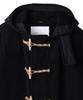 Montgomery Long Original Duffle Coat With Wooden - Black