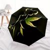 Tinker Bell Fashion Umbrella, Automatic Opening and Closing Cartoon Design, Iron Ribs and Handle, 8 Ribs, Suitable for All Occasions and Tra