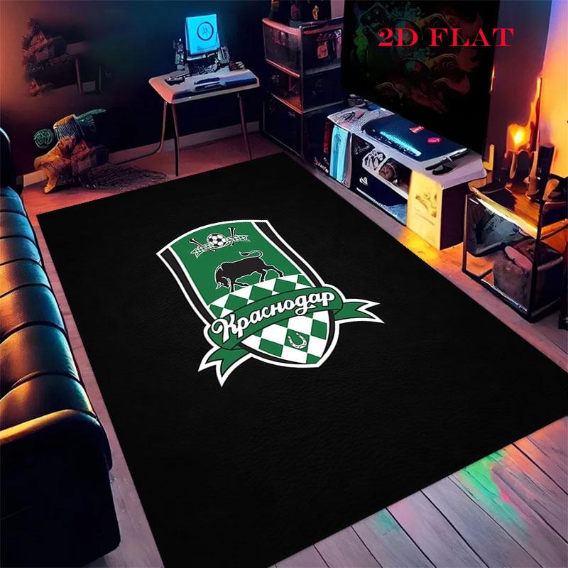 FC Krasnodar Glory Carpet Rug for Living Room Bedroom Home Sofa Decoration,Kids play Nonslip Floor Mat