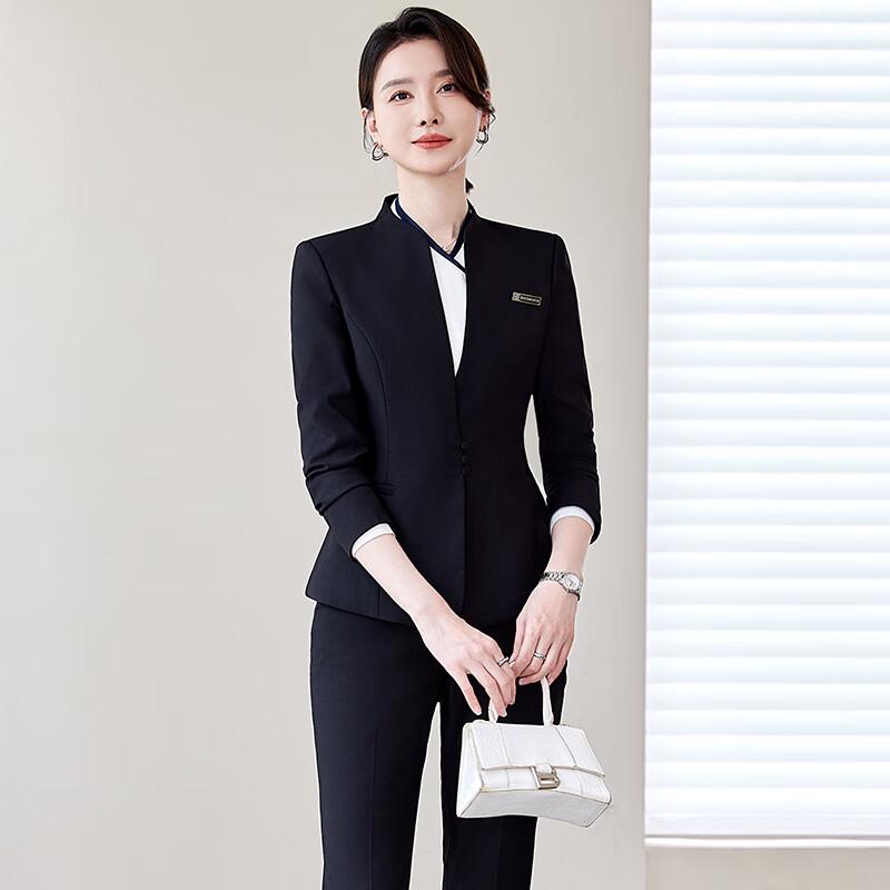 Kasey Women's Chinese Style Professional Suit Set