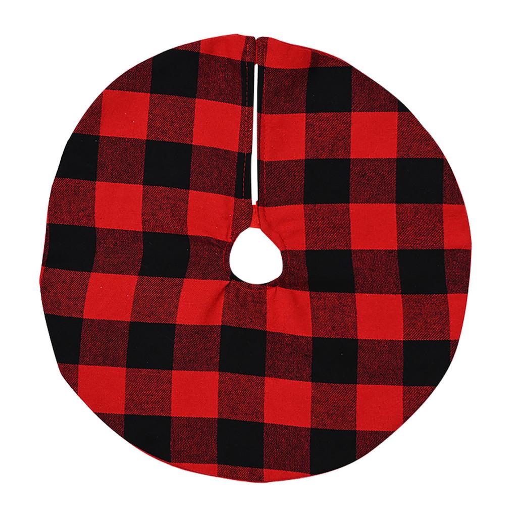Charming Tree Mini Skirt For Christmas Featuring Soft Red Black And Black Fabric White