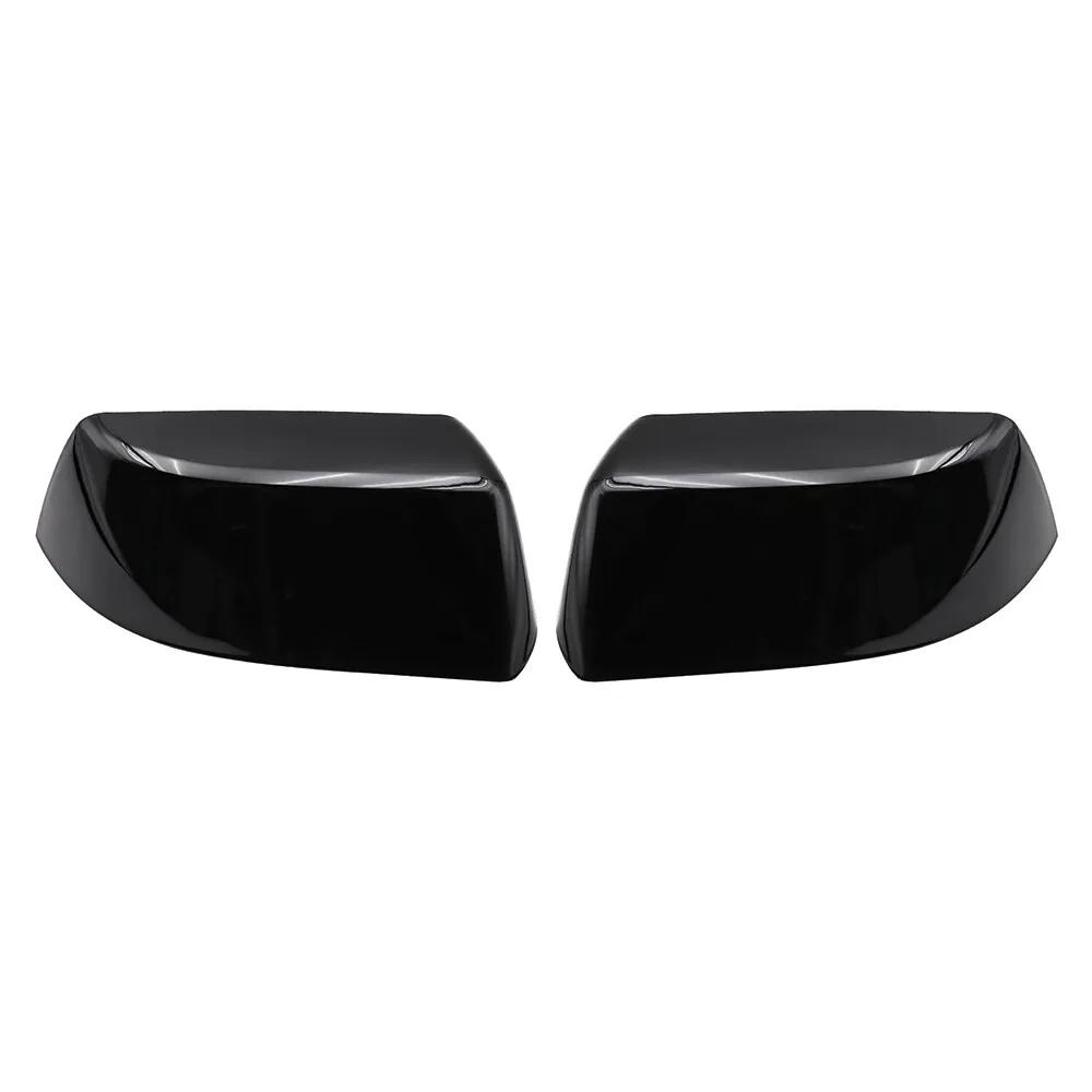For GMC Yukon 2015- Chevrolet Tahoe Suburban Cadillac Escalade Car Sticker Rearview Side Mirror Cover Wing Cap Exterior Case