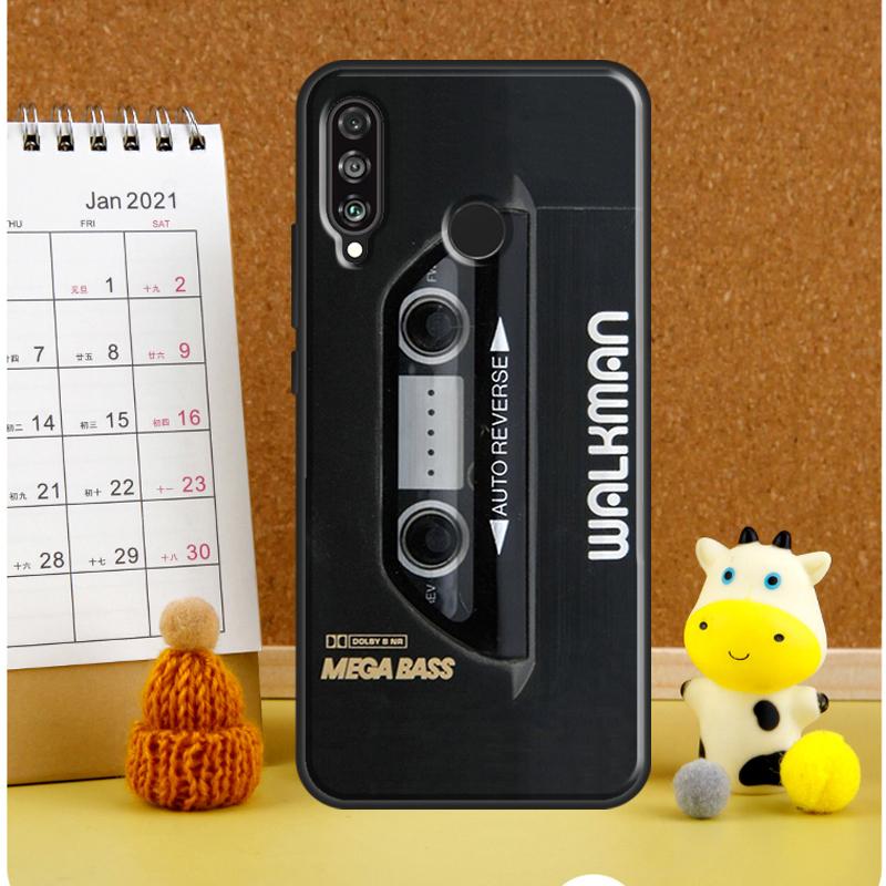 Retro Cassette Tape For Huawei Nova 12i 12s 7i 8i 11i 11 9 10 SE Y60 Y61 Y70 Y72 Y73 Y90 Y91 P30 P40 Lite Case