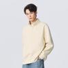 Mark Fairwhale Men's Autumn Loose Half-Zip Stand Collar Sweatshirt