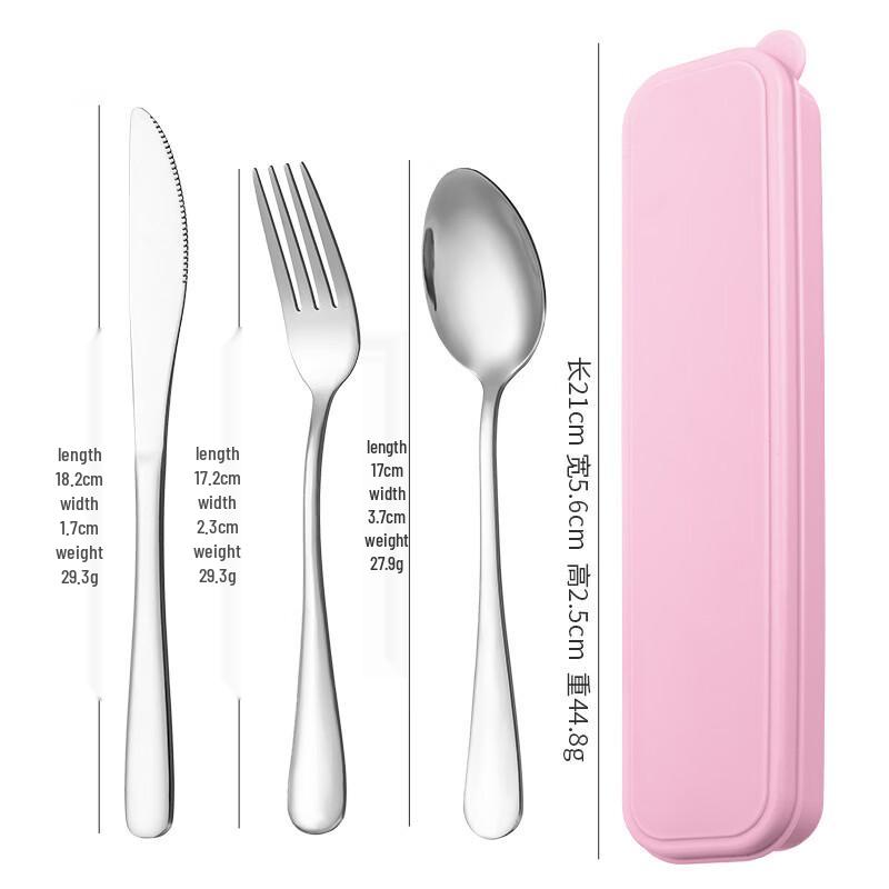 Набор столовых приборов Abay из нержавеющей стали, 3 предмета