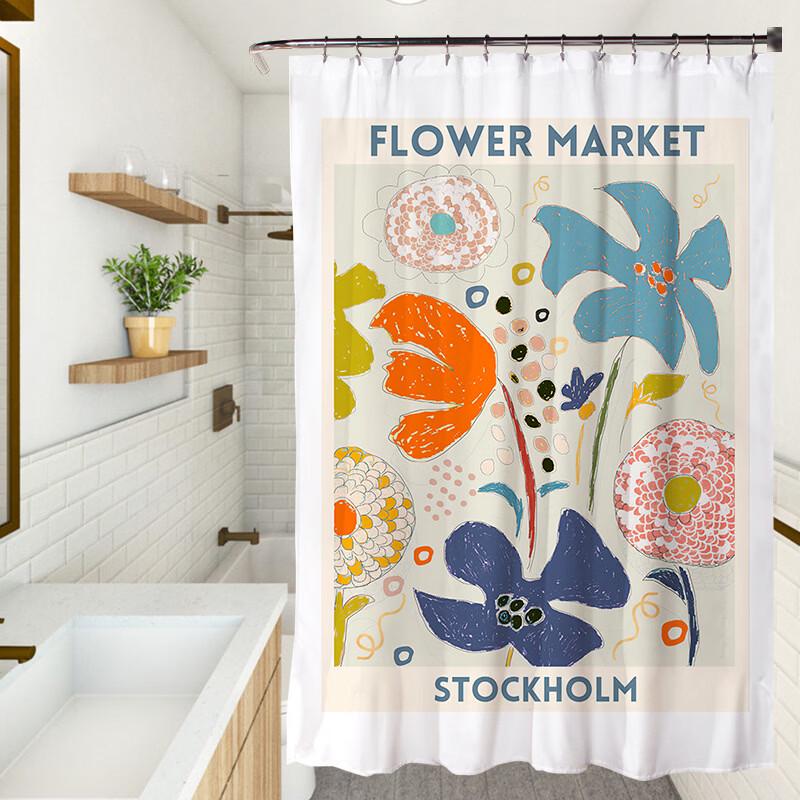 

Korean Ins Style Shower Curtain