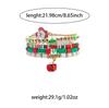 European & American Christmas Reindeer Beaded Bracelet: Creative Women's Holiday Jewelry