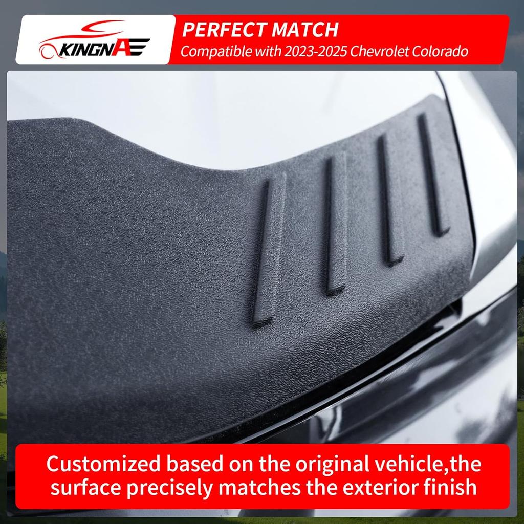 Hood Protector Compatible With -2026 Chevrolet Colorado Hood Shield TPE Hood Deflector Hood Guard For 2025 Chevy Colorado Accessories