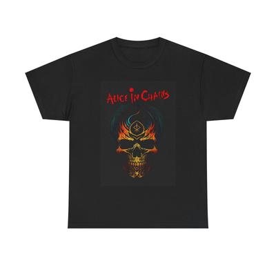 Tričko Alice in Chains vintage retro umělecké grafické rocková kapela Unisex Těžká bavlna
