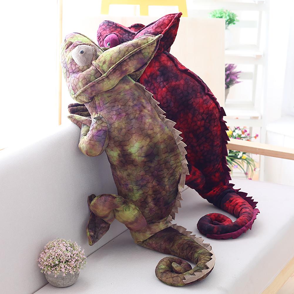 Decoración Muñeca Peluche Camaleón Modelo Juguete Animal Habitación Regalo