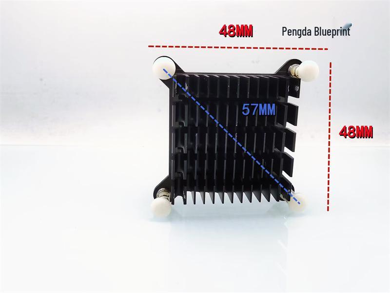 4010 Graphics Card Fan with Heatsink for North/South Bridge Chip Cooling, 12V Speed Measurement, 57MM/40MM Hole Distance.