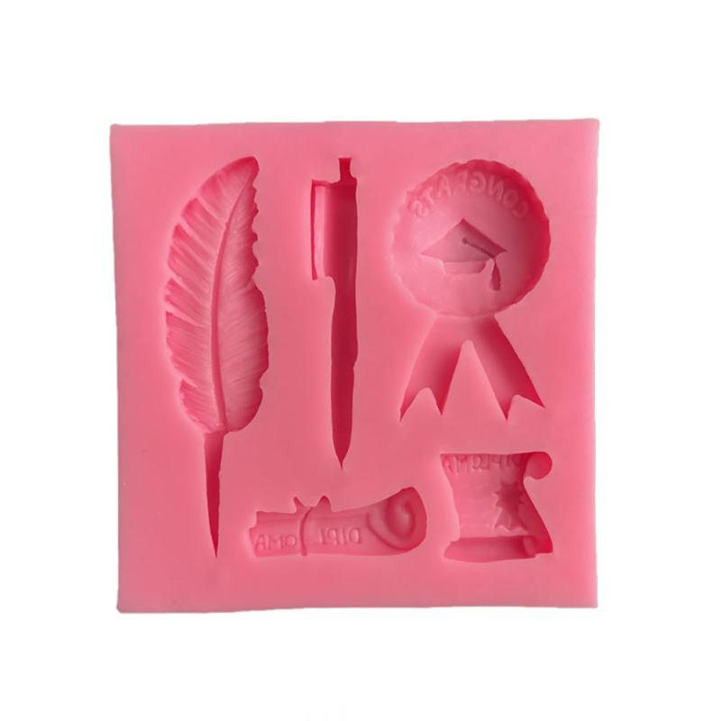 Silikónová forma maturitná čiapka Certifikát Modelovanie Fondantových foriem pre blahoželanie Grad Gratulujeme