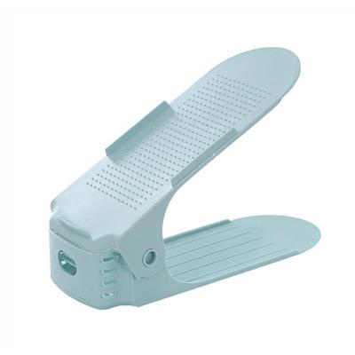 Schuhschlitze Ständer Doppelschichtig Verstellbar Platzsparend Schuh-Organizer Halter für High Heels Sneaker