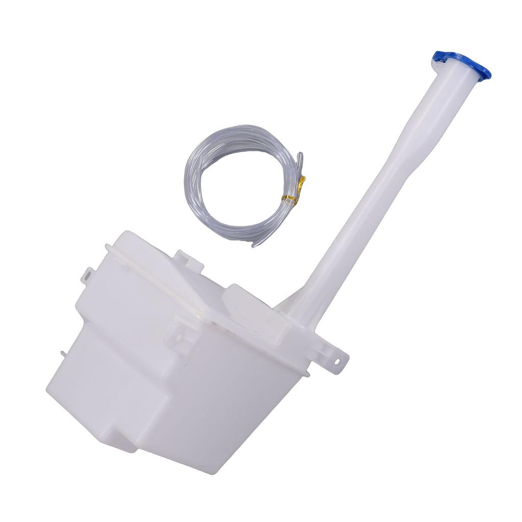 Windshield Washer Reservoir Tank with Hose Replacement for Santa Fe 2007 2009 HY1288119 Front Washer Fluid Reservoir
