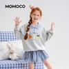 MOMOCO Girl's Autumn Letter Print Sweatshirt