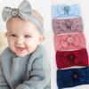Baby Haaraccessoires Nylon Schleife Kinder Haarband Super Weich Breiter Haarreifen Baby Zubehör Stirnband für Baby Mädchen