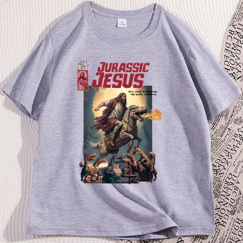 Jesus Riding A Dinosaur Tshirts For Unisex Unisex Vintage 90s Graphic T Shirt Jesus Hand Drawn Tshirt T Rex Christian Easter Tee