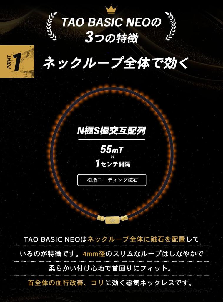 Colantotte Magnetic Necklace TAO Necklace Basic Neo Limited Edition Gift Set LL Size (Silver, (51cm))