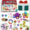 Fidget Advent Calendar 2025, Christmas Advent Calendars Countdown 24 Days, Bubble Toy Surprise Box Sensory Fidget Toy Packs for Girls Teens