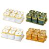 Multipurpose Dried Fruit Snack Serving Plate Luxury Divided Serving Platter for Living Room Party Kitchen Home Dining Room