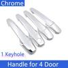 12Pcs Chrome Door Handle Bowl Cover Trim For Mazda 3 6 2003-2008 For Mazda 5