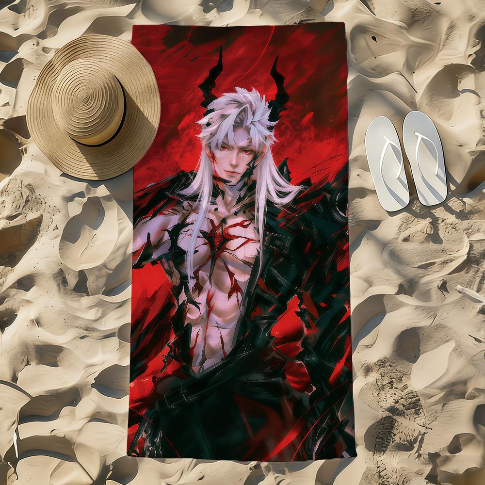 Towel Beach Towel Oversized Game Quick Dry Towel a Love Absorbent and Deepspace Soft Swim BeachTowels for Men Women