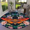 1pc Office Carpet Chair Mats Butterfly Flowers Mandala Artwork Perfect for Decorating Office Chairs, Living Rooms, Or Bedrooms