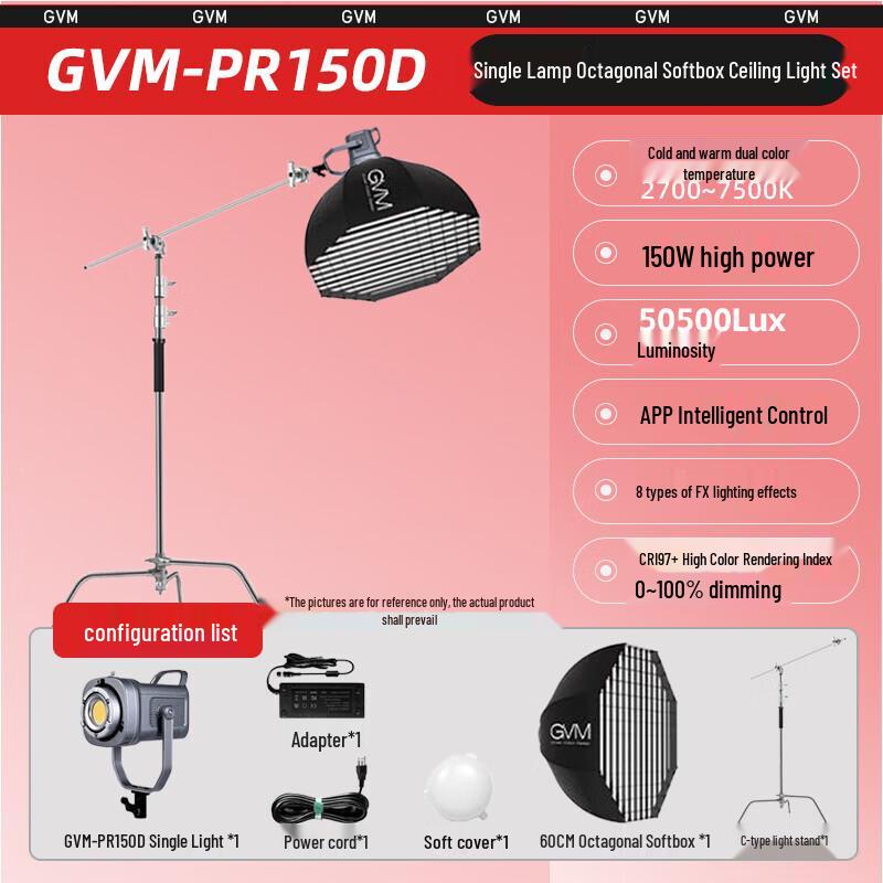 GVM 150W RGB LED Video Light