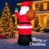 5.91FT Inflatable Toy Santa Claus Christmas Decorations for Yard With LED Lights Xmas Supplies Home Ornaments Festive Gifts