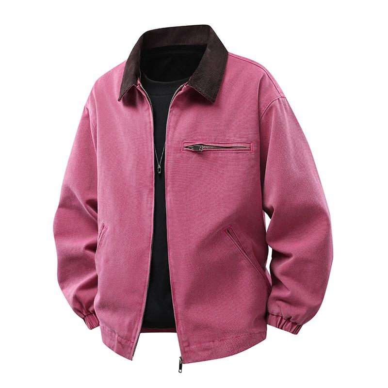 

Мужская куртка свободного кроя Cozy Up Full Swing с подкладкой из вымытого утиного флиса 3XL розовый