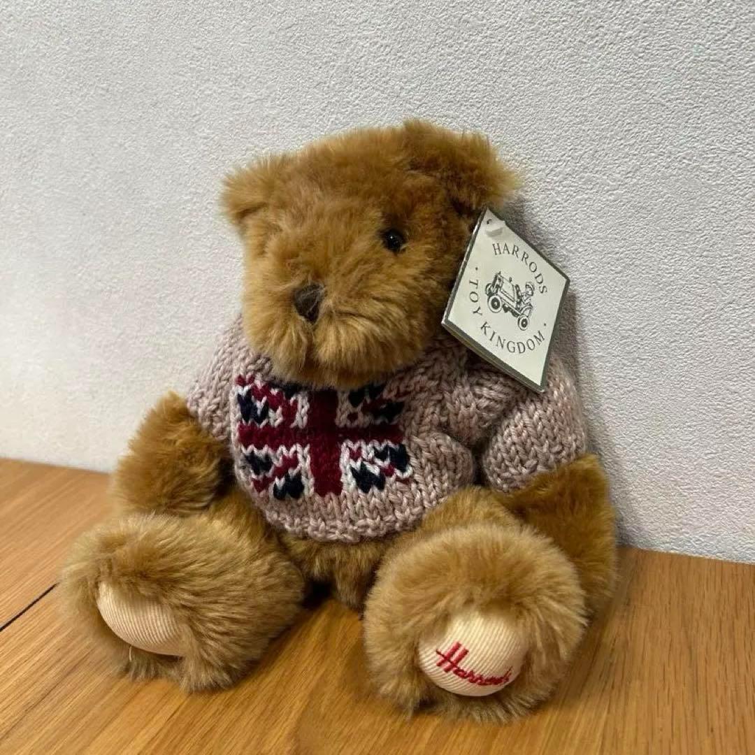 

[USED] Harrods Teddy Bear Plush Toy, UK, Sweater