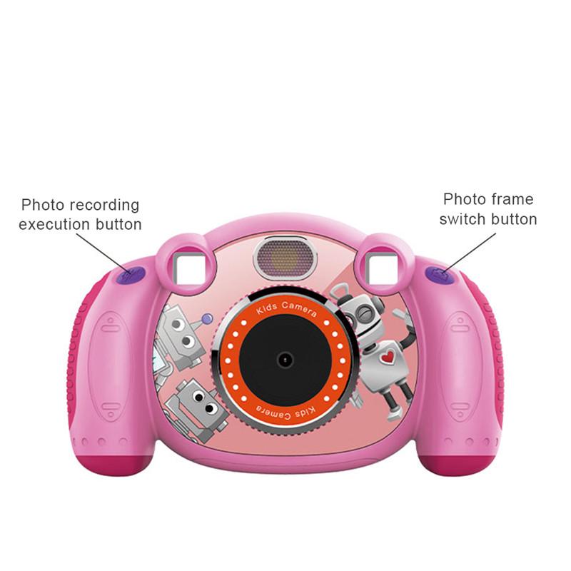 KC501 Мини Цифровая Камера 2 Дюйма Мультяшная Камера Игрушка Детский Подарок На День — фото 4