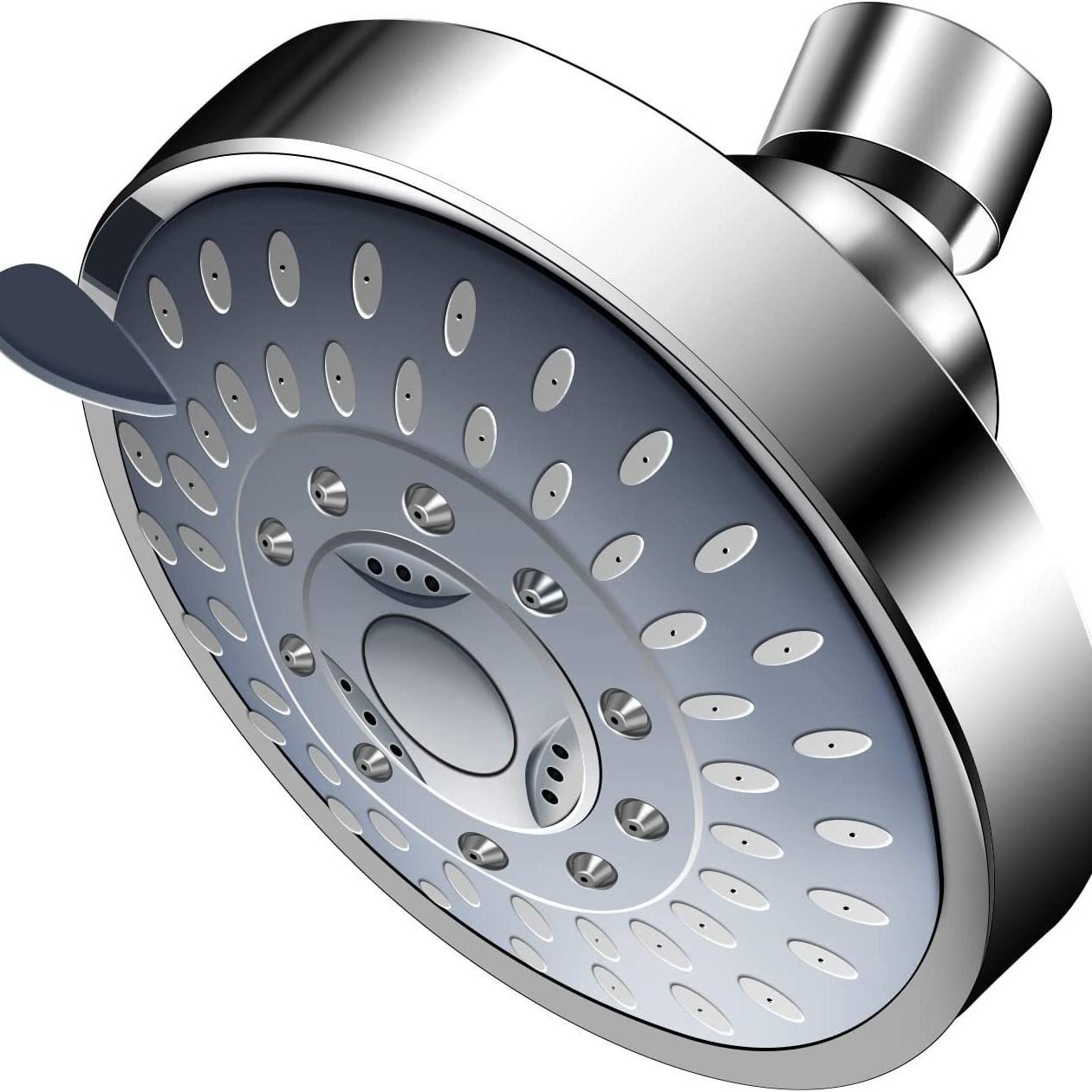 

4-дюймова та 6-дюймова гальванічна душова лійка з функцією посилення для ванної кімнати