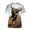 New Fun Animal Elephant Print Children's T-shirt with Street Elements O-Neck Plus Size Comfortable Top Short Sleeves