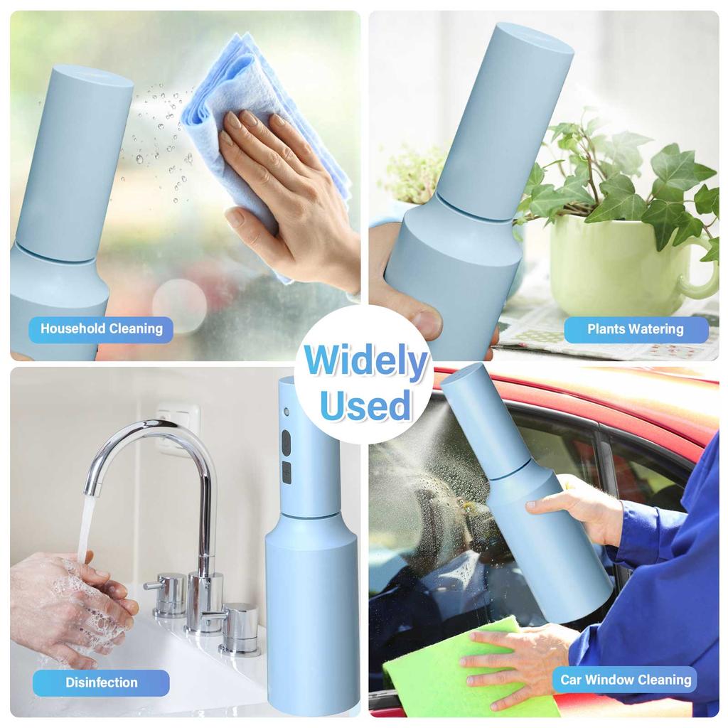 750ML Electric Spray Bottle Automatic USB Charging Easy To Use High Pressure Mist Spray Bottle Pneumatic Flower Spray Bottle