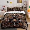 Halloween Pattern Decor Set Bedding Set with 1 Duvet Cover 2 Pillowcases Single Double King Queen, Gift