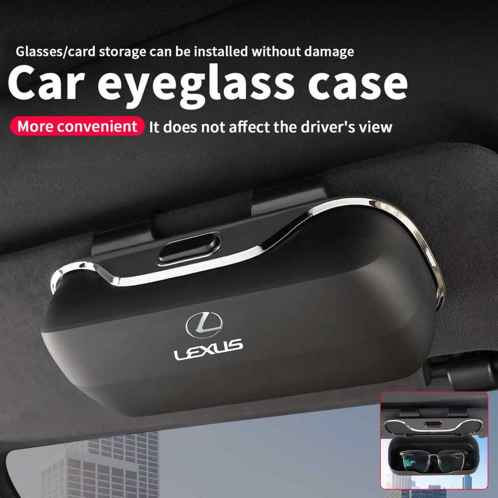 Universal Car Glasses Case For Lexus NX UX RX ES LBX TX LM Series 2025 Car Glasses Frame Fit Lexus Interior Accessories