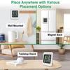 Wireless Refrigerator Digital Thermometer with Remote Sensor - Mini Fridge Temperature Monitor Large LCD Display Alarm Alert