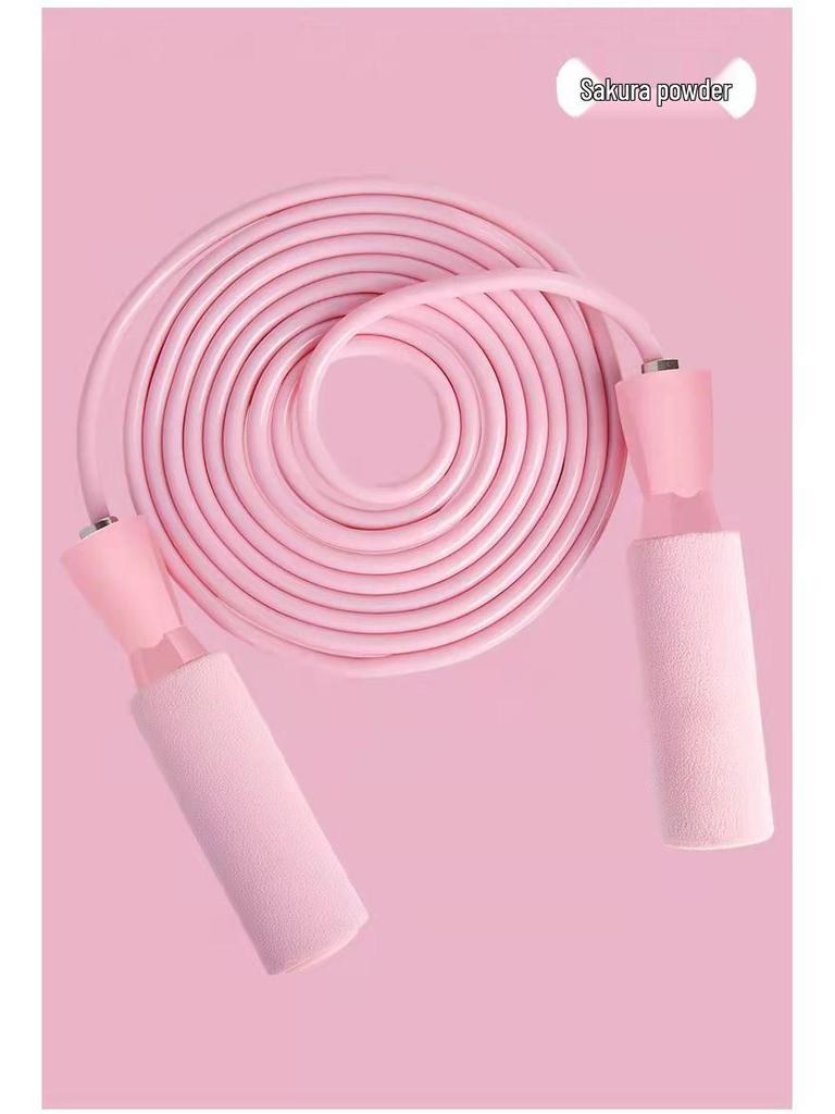 Dual-Use Cordless Weighted Jump Rope with Large Ball for Indoor Fitness