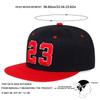 Unisex 23 Embroidery Hip-hop Hats Outdoor Adjustable Casual Baseball Caps Sunscreen Hat