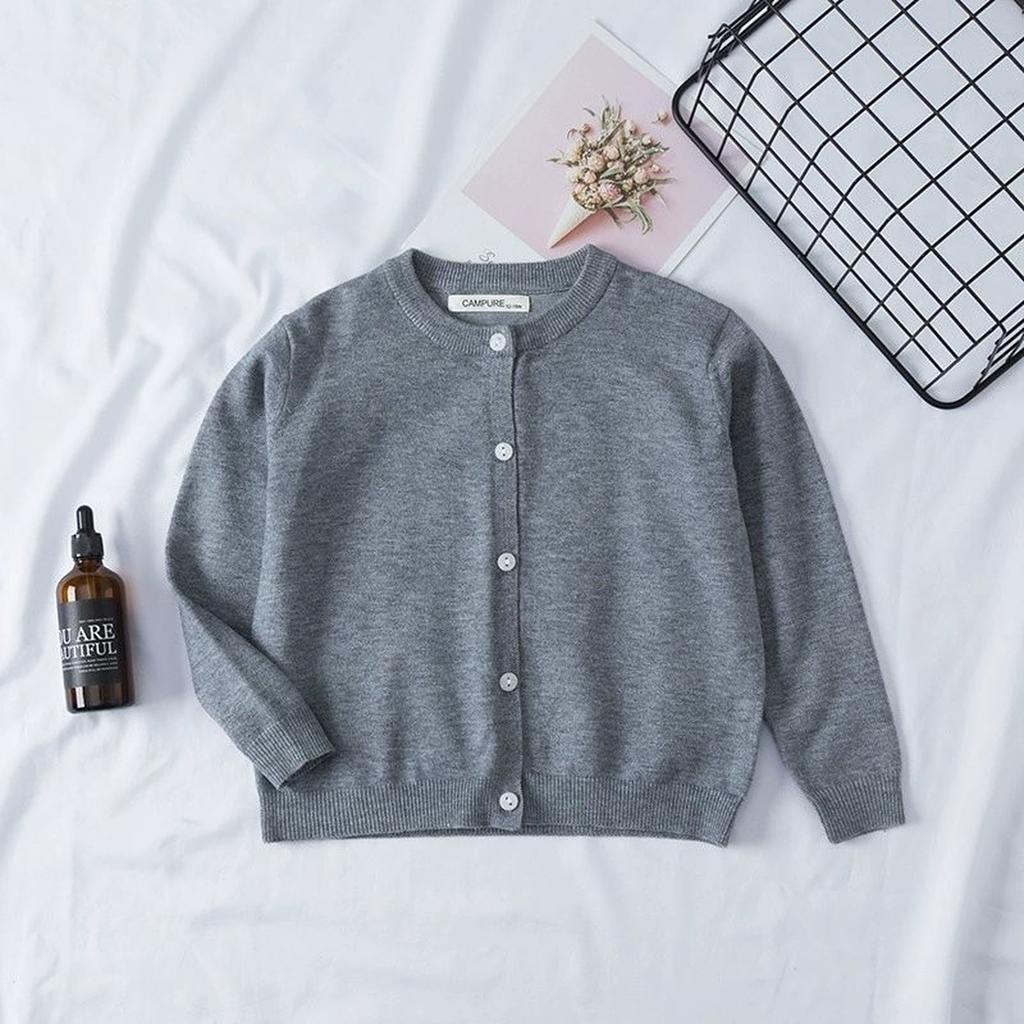 Girls' Stylish Casual Cardigan Sweater Outerwear