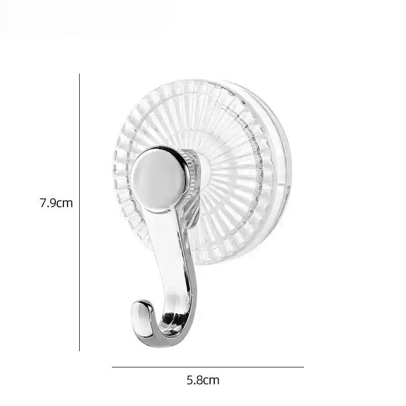 Obrotowy hak z przyssawką Mocna próżnia Bez wiercenia Samoprzylepny hak nośny, Do zawieszania na ścianie w kuchni i łazience